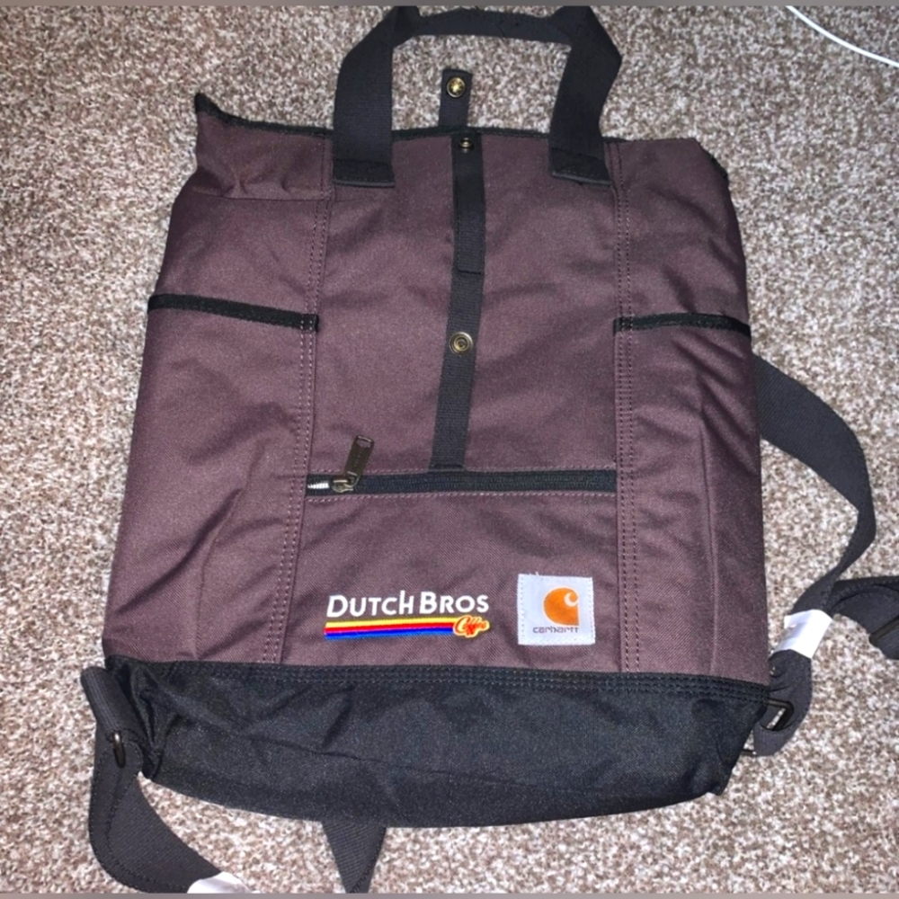 Dutch Bros X Carhartt bag backpack purse